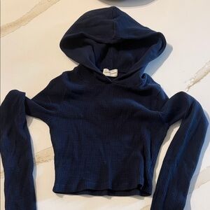 Cotton Citizen Navy Blue Hooded Jacket
